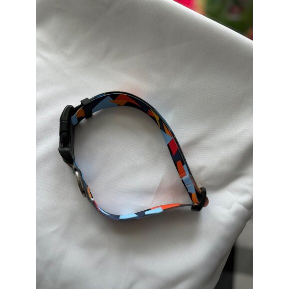 Dog Collar: Geometric Patterned, Adjustable Dog Collar With Quick-Release Buckle - Picture 4 of 5